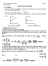 Giáo án Chuyển động thẳng đều  - Môn vật lý 10